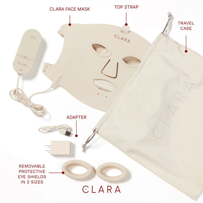 Red Light Therapy LED Face Mask, Silicone, Adjustable, Collagen Boosting Anti-Aging for Radiant Skin